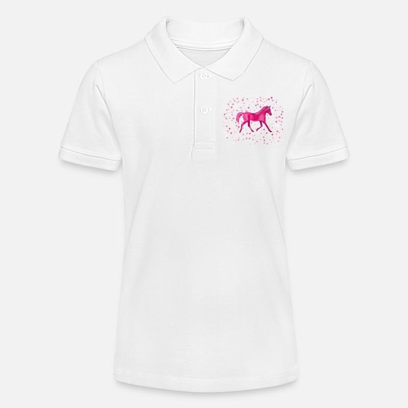 Astres de poney - Polo bio MINI SPRINTER Stanley/Stella Ado - blanc
