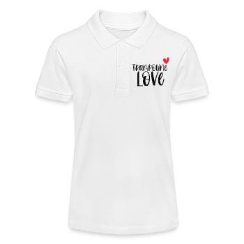 Trampoline Love Jumping Sports Cadeau - Polo bio MINI SPRINTER Stanley/Stella Ado - blanc - Devant