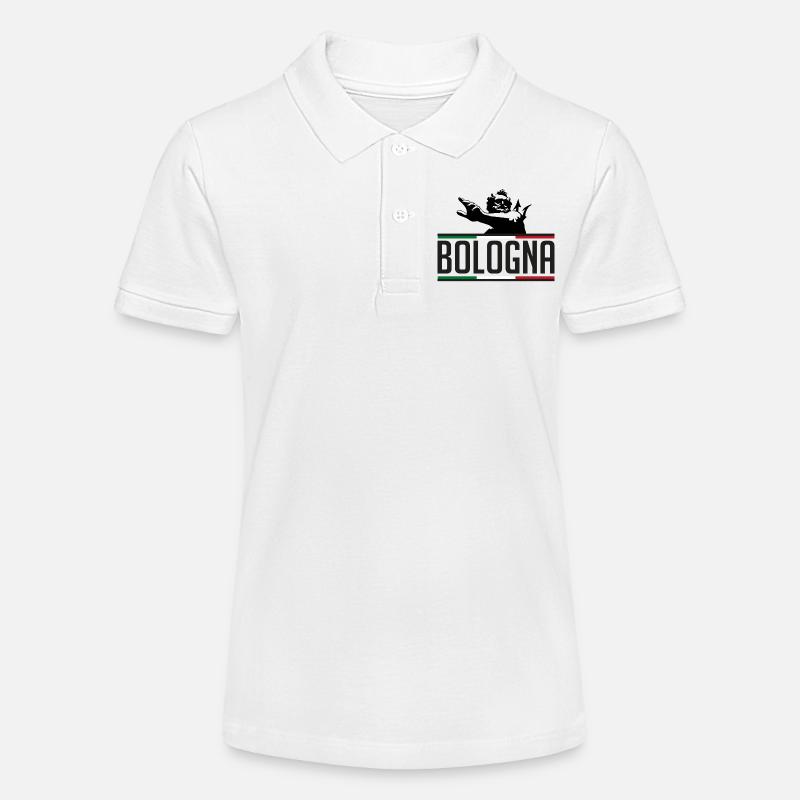 Nettuno Bologna Tricolore - Polo bio MINI SPRINTER Stanley/Stella Ado - blanc