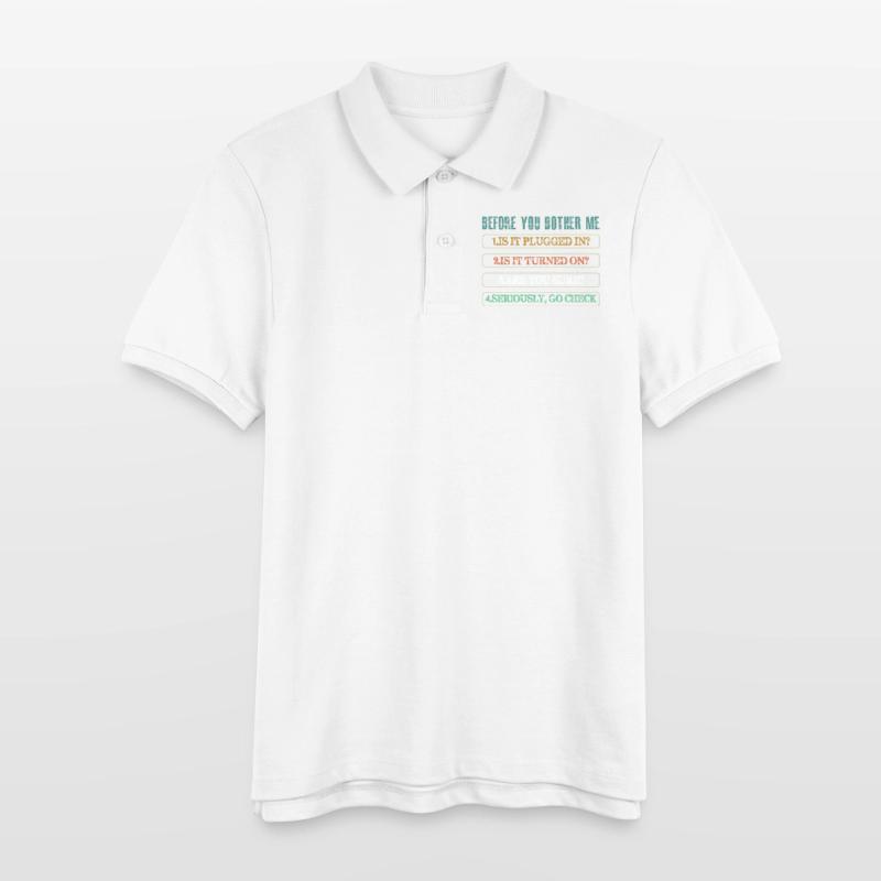 Information Technology Tech Technical Support Stanley/Stella Teen Organic Polo Shirt MINI SPRINTER