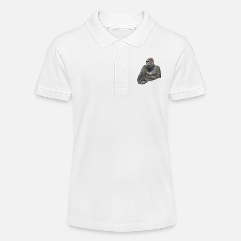 gorilla - Polo bio MINI SPRINTER Stanley/Stella Ado - blanc