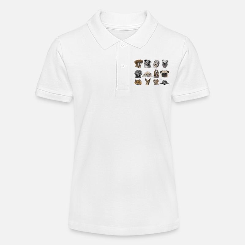 Chiens - Polo bio MINI SPRINTER Stanley/Stella Ado - blanc