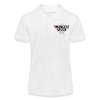 Jüngste Schwester - Stanley/Stella Teenager Bio-Poloshirt MINI SPRINTER - Weiß - Vorne