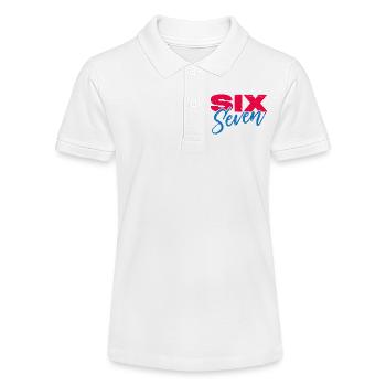 six sept - Polo bio MINI SPRINTER Stanley/Stella Ado - blanc - Devant