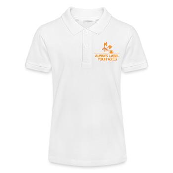 Math Teacher Geometry School Mathematics - Stanley/Stella Teen Organic Polo Shirt MINI SPRINTER - white - Front