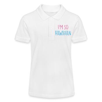 JE SUIS TELLEMENT HAWAÏEN - Polo bio MINI SPRINTER Stanley/Stella Ado - blanc - Devant