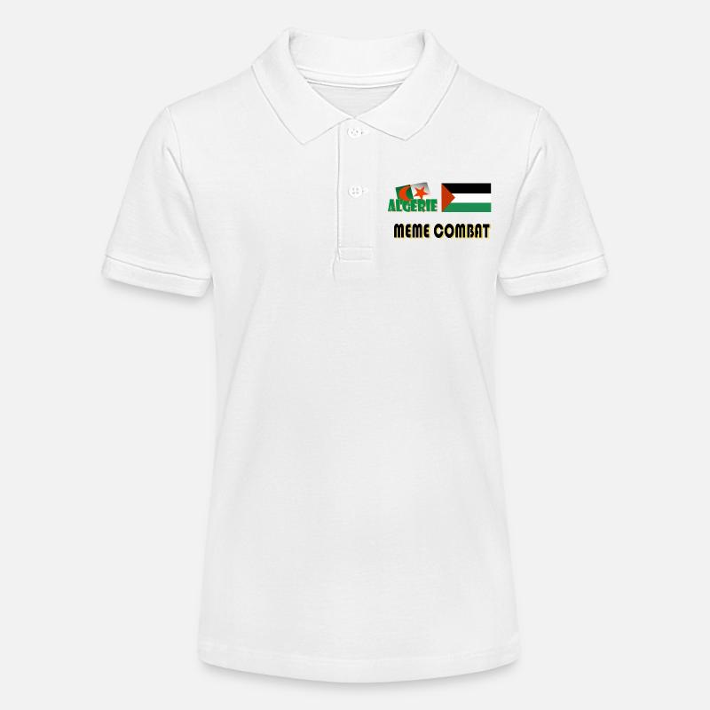 palestine_1 - Polo bio MINI SPRINTER Stanley/Stella Ado - blanc