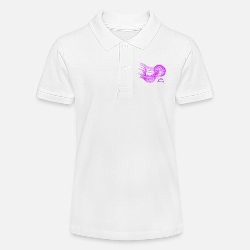 Art de la méduse Grace Can Sting - Polo bio MINI SPRINTER Stanley/Stella Ado - blanc