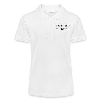Nashville Coordonnées Géographiques Stylisées - Polo bio MINI SPRINTER Stanley/Stella Ado - blanc - Devant