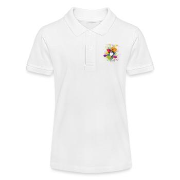 Klekskatze - Polo bio MINI SPRINTER Stanley/Stella Ado - blanc - Devant