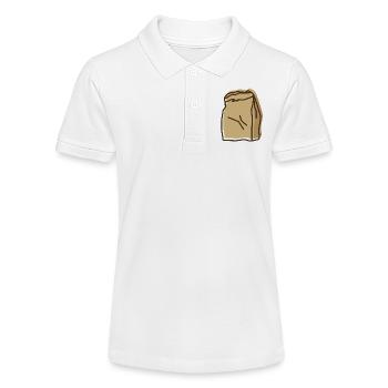 Tüte - Versatz - Stanley/Stella Teenager Bio-Poloshirt MINI SPRINTER - Weiß - Vorne