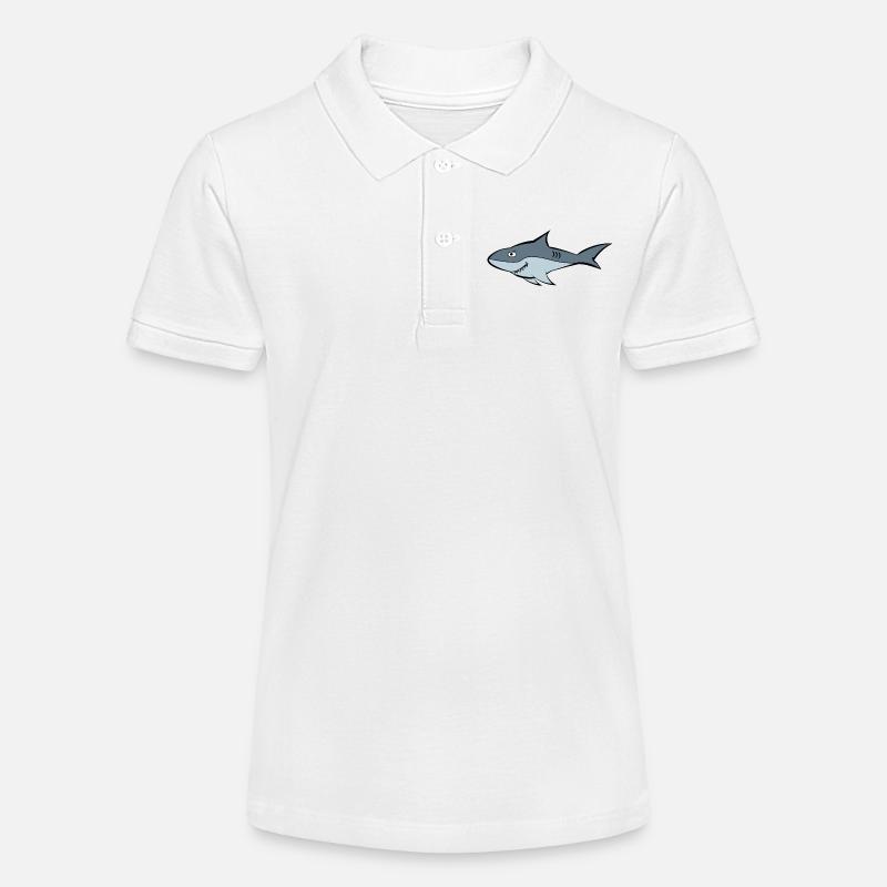 requin - Polo bio MINI SPRINTER Stanley/Stella Ado - blanc