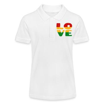 J’aime la Jamaïque Reggae Reggae Musique Rasta - Polo bio MINI SPRINTER Stanley/Stella Ado - blanc - Devant