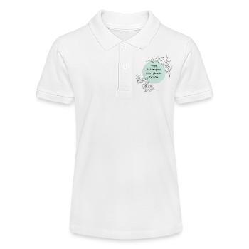 Yoga - Stanley/Stella Teenager Bio-Poloshirt MINI SPRINTER - Weiß - Vorne