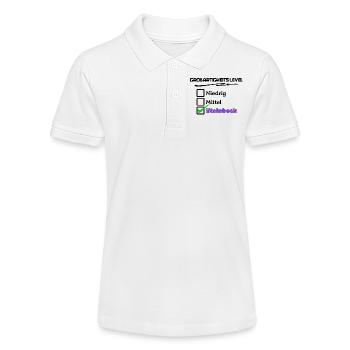 Steinbock Cool Statement Horoskop Astrologie - Stanley/Stella Teenager Bio-Poloshirt MINI SPRINTER - Weiß - Vorne