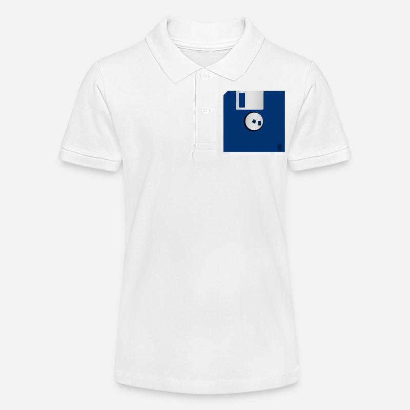 Disquette - Polo bio MINI SPRINTER Stanley/Stella Ado - blanc