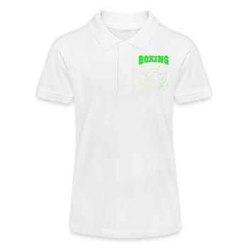 boxing - Polo bio MINI SPRINTER Stanley/Stella Ado - blanc - Devant
