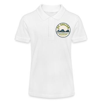 St Gallen Gallusstadt Emblem - Stanley/Stella Teen Organic Polo Shirt MINI SPRINTER - white - Front