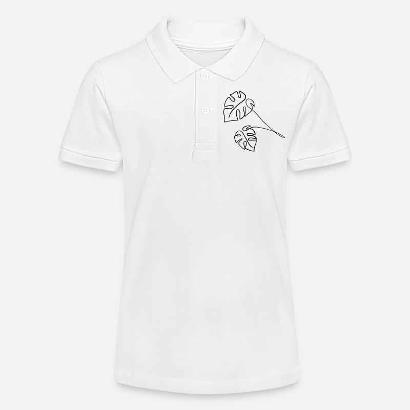 Monstera - Polo bio MINI SPRINTER Stanley/Stella Ado - blanc