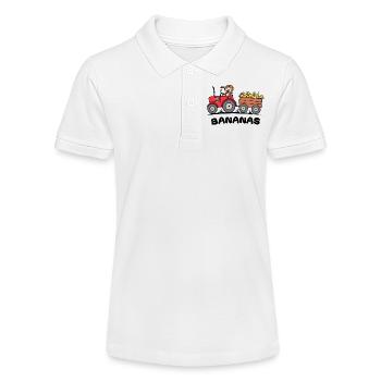 Landwirt Spruch Traktor Kraftfahrzeug Ackerbau - Stanley/Stella Teenager Bio-Poloshirt MINI SPRINTER - Weiß - Vorne