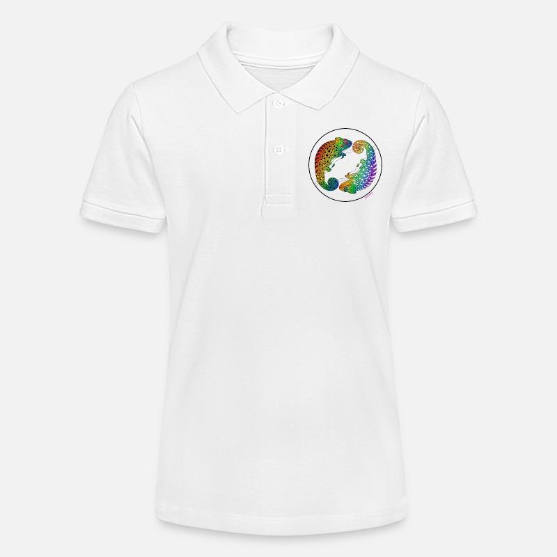 Caméléon de la fierté - Polo bio MINI SPRINTER Stanley/Stella Ado - blanc