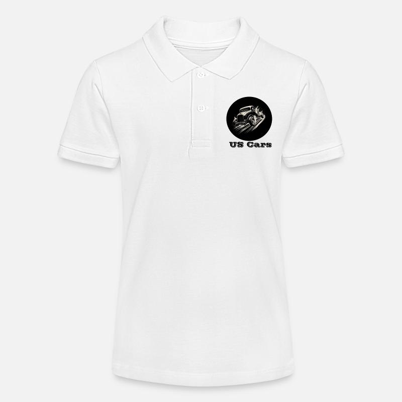 Voitures américaines - Polo bio MINI SPRINTER Stanley/Stella Ado - blanc