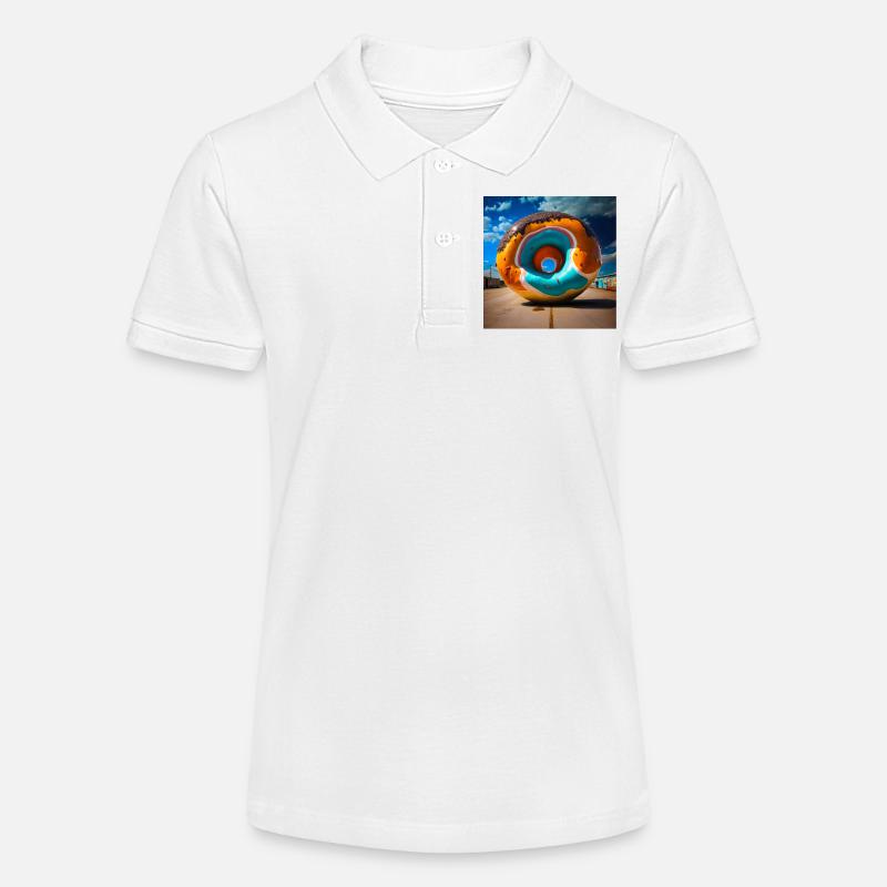 Mega Donut 01 - Polo bio MINI SPRINTER Stanley/Stella Ado - blanc