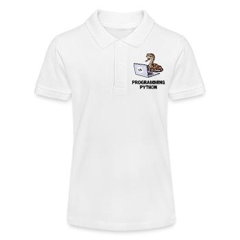 Developer Funny Sayings Programmer Computer - Stanley/Stella Teen Organic Polo Shirt MINI SPRINTER - white - Front