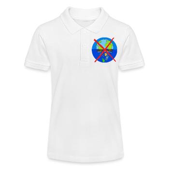 Planet Erde - Stanley/Stella Teenager Bio-Poloshirt MINI SPRINTER - Weiß - Vorne