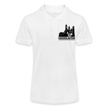 Kaiserslautern Landmark Silhouette - Stanley/Stella Teen Organic Polo Shirt MINI SPRINTER - white - Front
