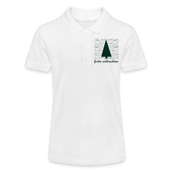 Christmas Christmas Tree Minimalist - Stanley/Stella Teen Organic Polo Shirt MINI SPRINTER - white - Front