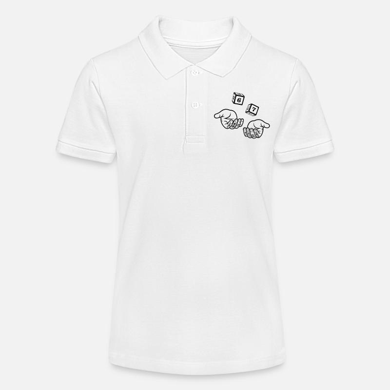 67 Six Sept - Polo bio MINI SPRINTER Stanley/Stella Ado - blanc