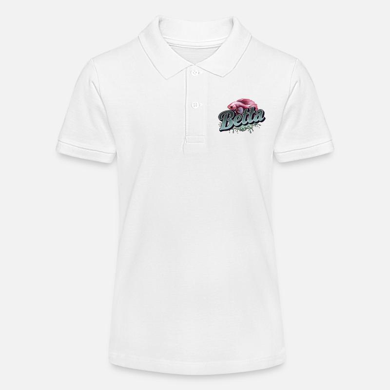 Poisson bêta - Poisson bêta - Polo bio MINI SPRINTER Stanley/Stella Ado - blanc