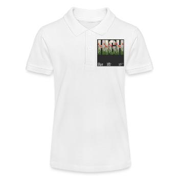 Album cover design on textiles. - Stanley/Stella Teen Organic Polo Shirt MINI SPRINTER - white - Front