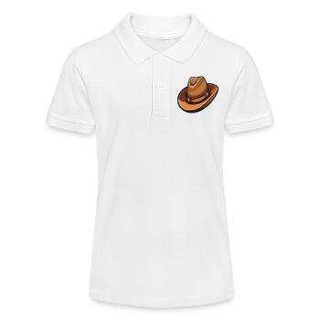 Chapeau de cow-boy - Polo bio MINI SPRINTER Stanley/Stella Ado - blanc - Devant