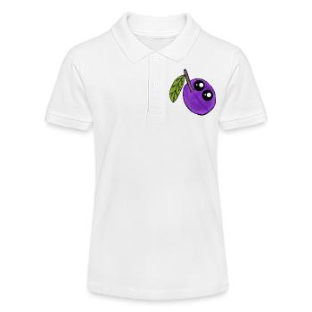 Fruit de prune Kawaii Fruit de prune - Polo bio MINI SPRINTER Stanley/Stella Ado - blanc - Devant