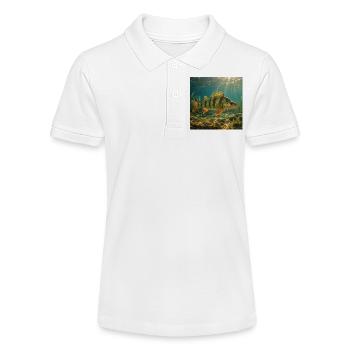 Sitze im Sonnenlicht unter Wasser - Stanley/Stella Teenager Bio-Poloshirt MINI SPRINTER - Weiß - Vorne