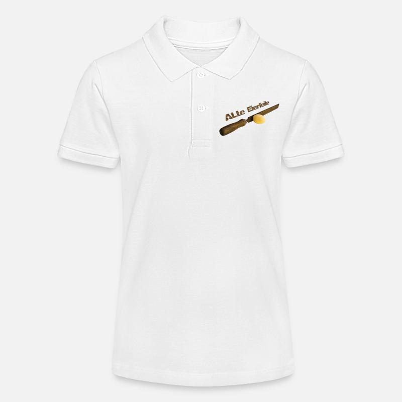 Alte Eierfeile - Stanley/Stella Teenager Bio-Poloshirt MINI SPRINTER - Weiß