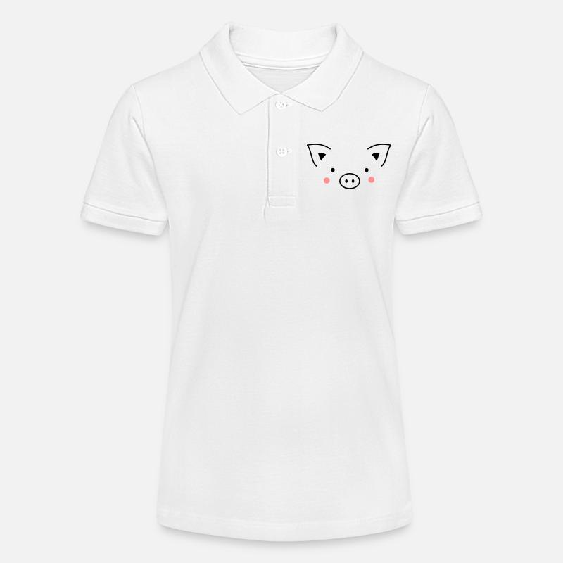 Cochon - Polo bio MINI SPRINTER Stanley/Stella Ado - blanc