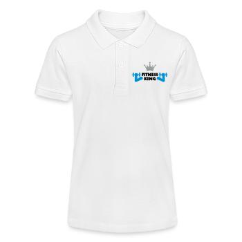 sport - Stanley/Stella Teenager Bio-Poloshirt MINI SPRINTER - Weiß - Vorne