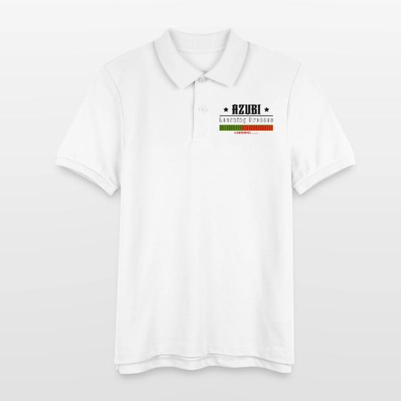 AZUBI learning process loading white tshirt Stanley/Stella Teenager Bio-Poloshirt MINI SPRINTER