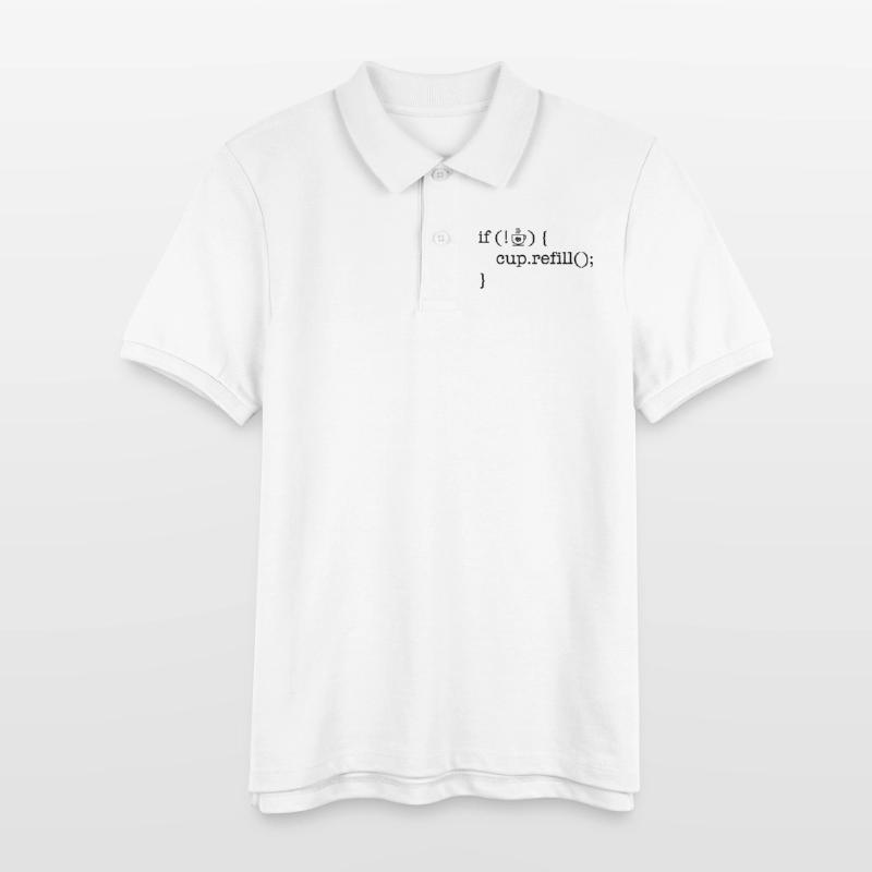Coffee code Programmierer Kaffee Liebhaber Humor Stanley/Stella Teenager Bio-Poloshirt MINI SPRINTER