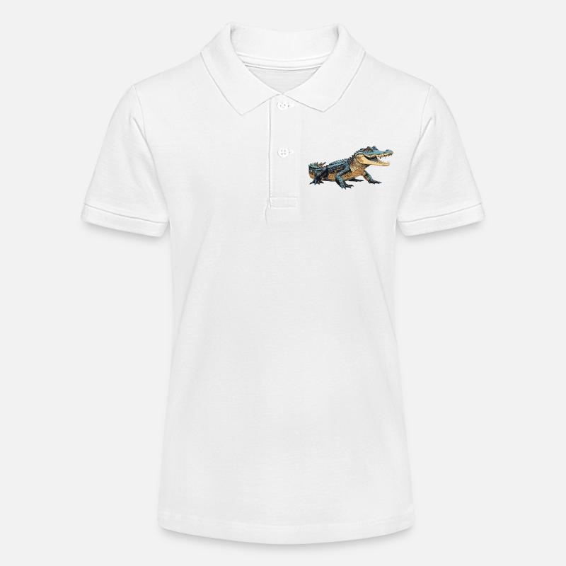 Kroko3 - Polo bio MINI SPRINTER Stanley/Stella Ado - blanc