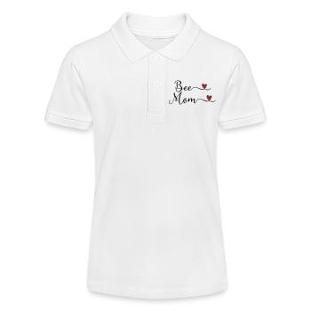 Beekeeper - Bee Mom - Stanley/Stella Teen Organic Polo Shirt MINI SPRINTER - white - Front
