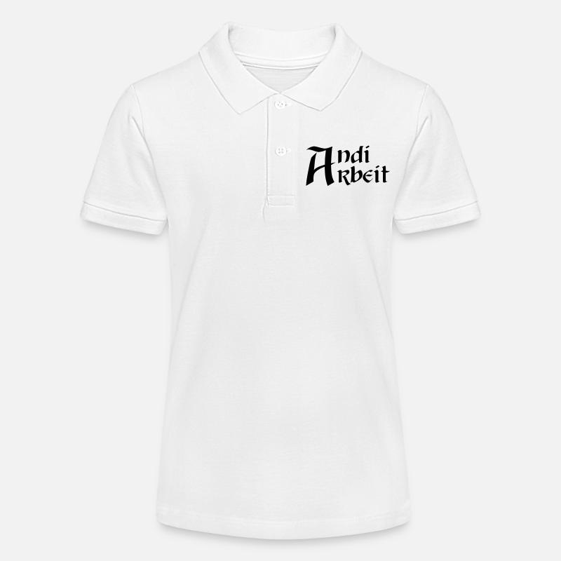 Andi Arbeit - Stanley/Stella Teenager Bio-Poloshirt MINI SPRINTER - Weiß