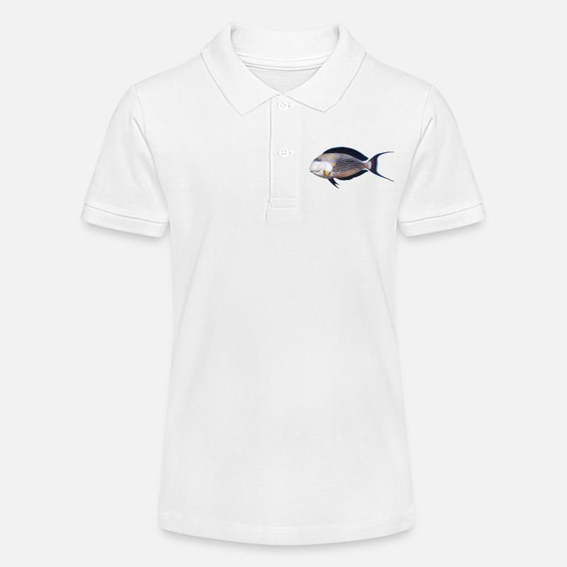 Poisson - Polo bio MINI SPRINTER Stanley/Stella Ado - blanc
