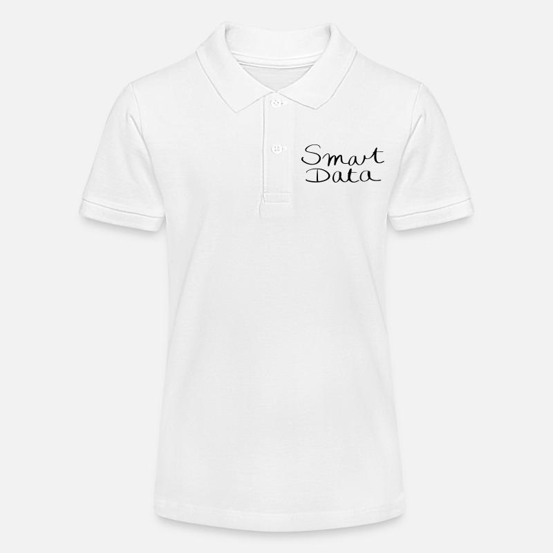 smart data - Stanley/Stella Teen Organic Polo Shirt MINI SPRINTER - white