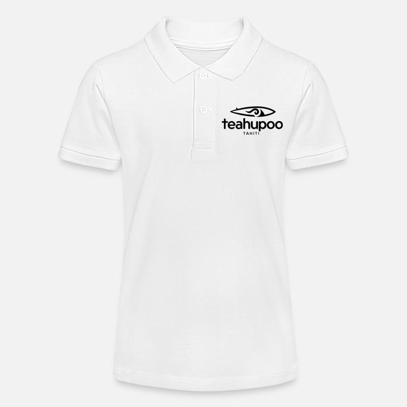 Teahupoo Tahiti Surf - Polo bio MINI SPRINTER Stanley/Stella Ado - blanc