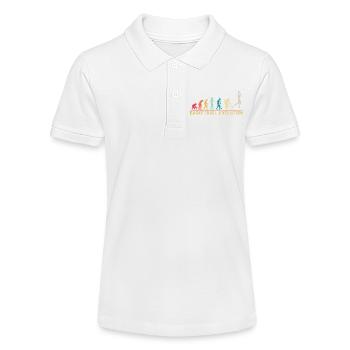 Basketball Evolution Progression Design - Polo bio MINI SPRINTER Stanley/Stella Ado - blanc - Devant