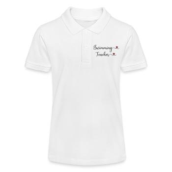 Swimming instructor - Stanley/Stella Teen Organic Polo Shirt MINI SPRINTER - white - Front